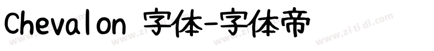 Chevalon 字体字体转换